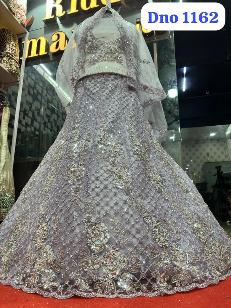 NET SEQ LEHENGA